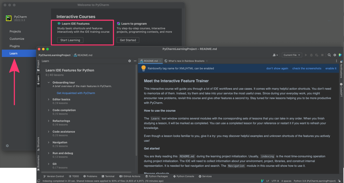 PyCharm: IDE for professional Python developers - Data Science Workbook
