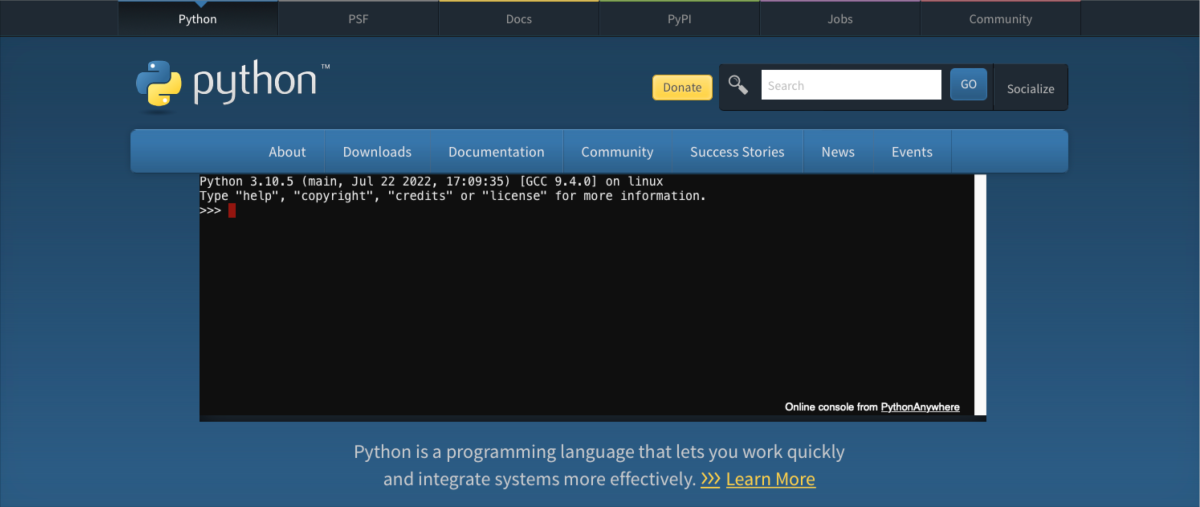 Online Console: simple Python code in a browser - Data Science Workbook