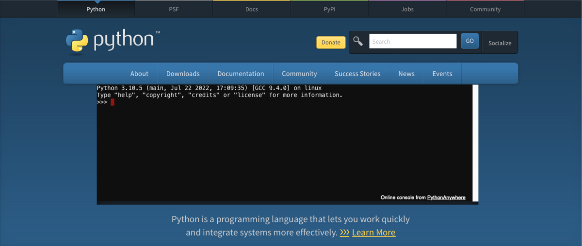 Python Console Online
