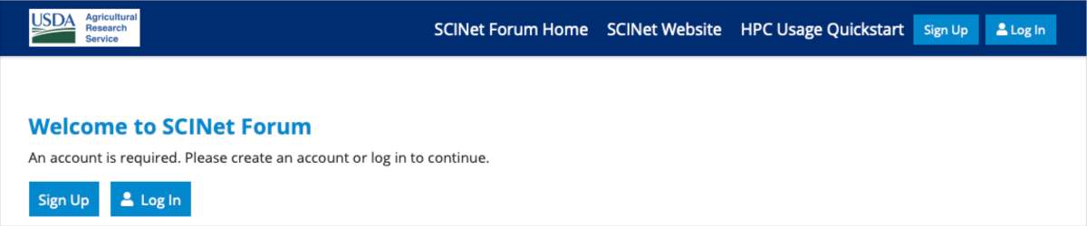 Scinet forum