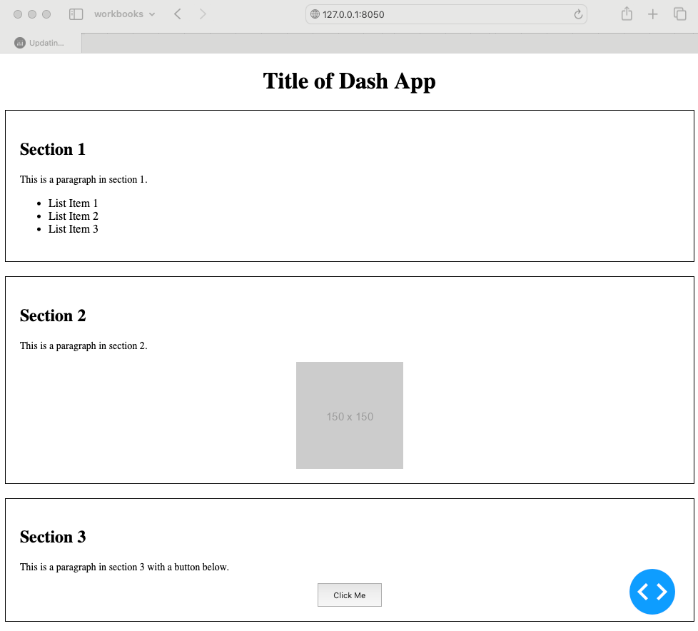 Introduction to Dash - Data Science Workbook