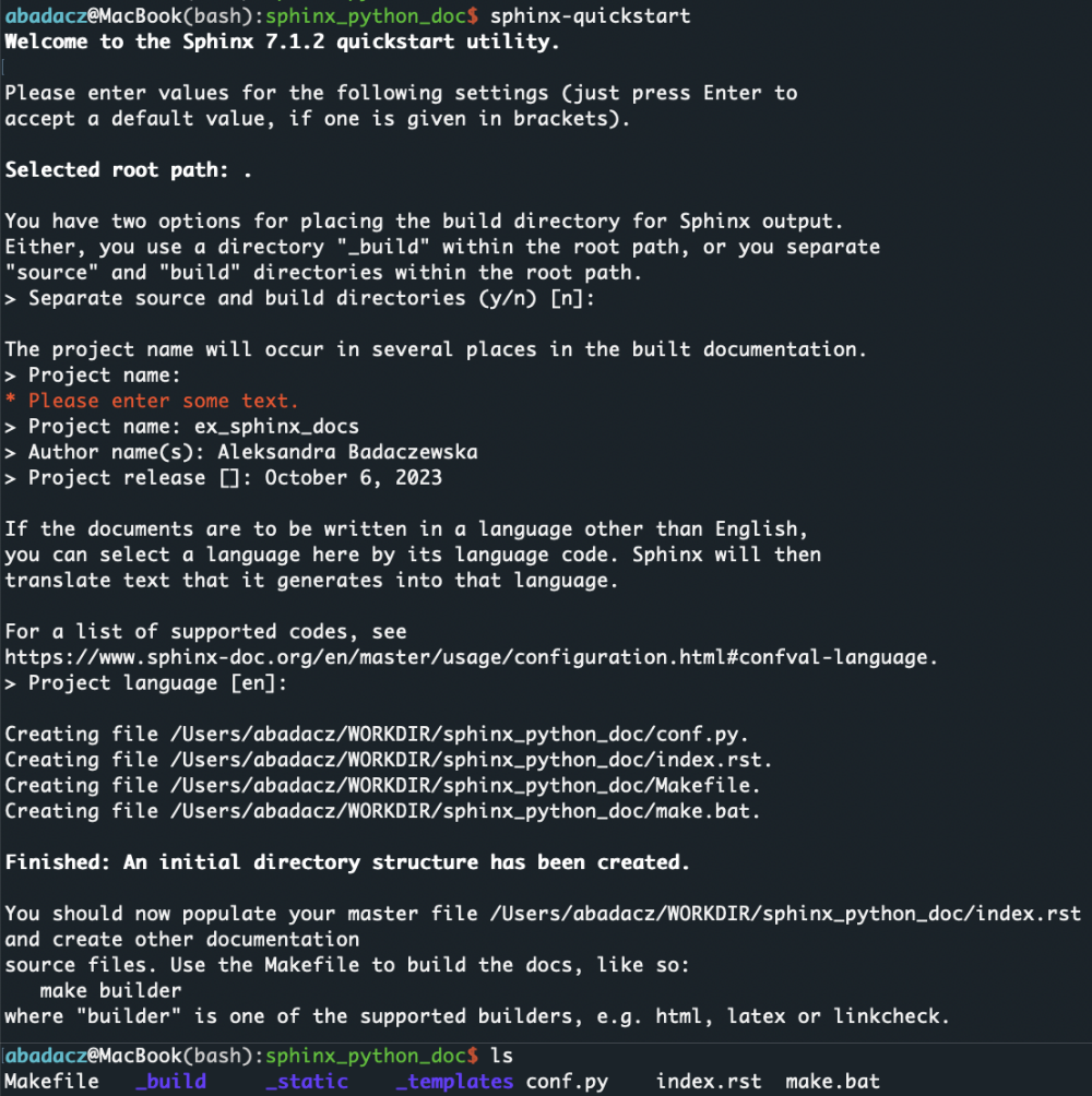 Tools for code documentation - Data Science Workbook